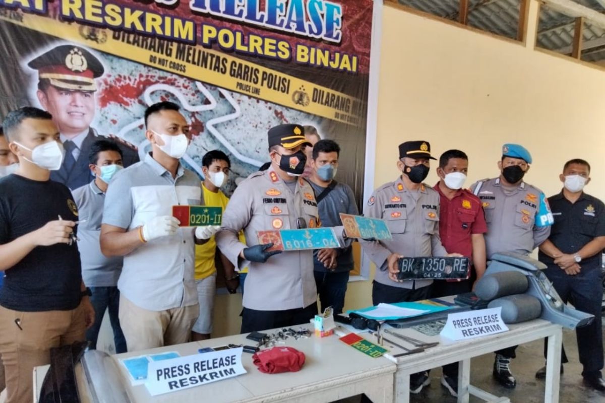 Kapolres Binjai beberkan penangkapan pencuri mobil antar daerah