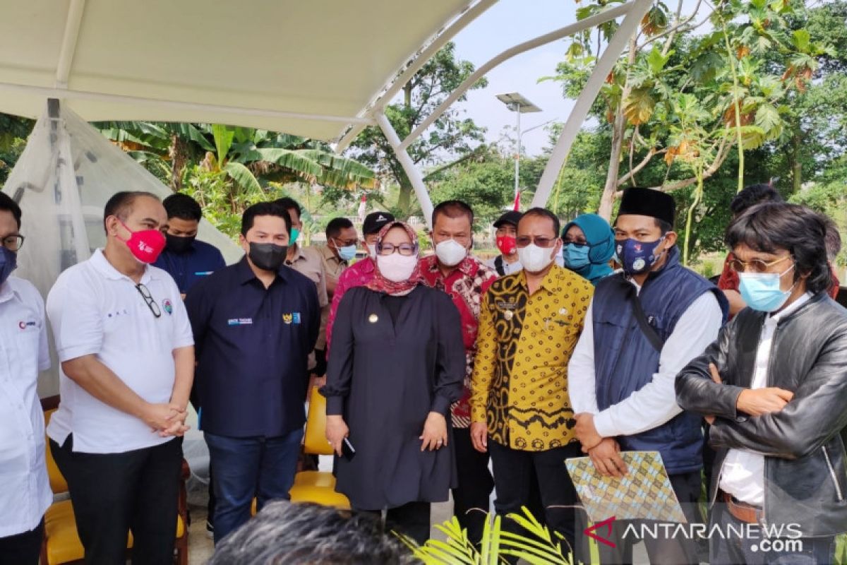 Menteri BUMN resmikan desa wisata di Bogor