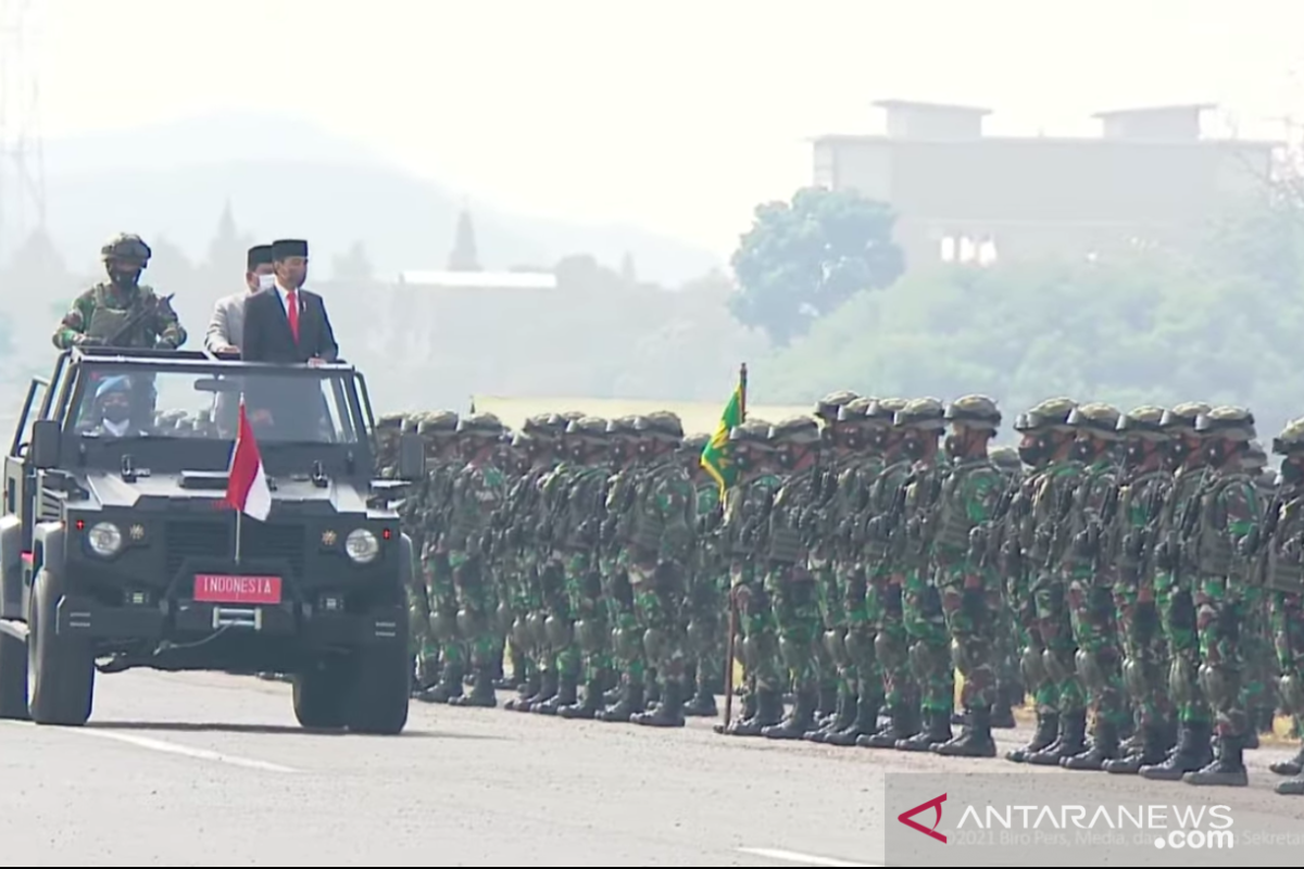 Presiden Jokowi tetapkan 3.103 orang komponen cadangan TNI