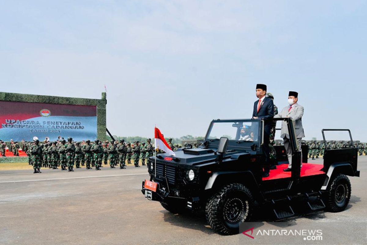 Jokowi: Komponen Cadangan TNI hanya untuk kepentingan pertahanan