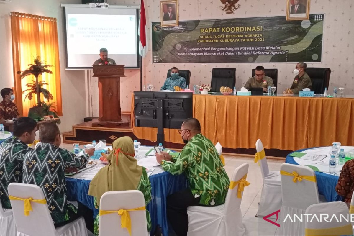 Bupati Kubu Raya  minta BPN tekan konflik agraria