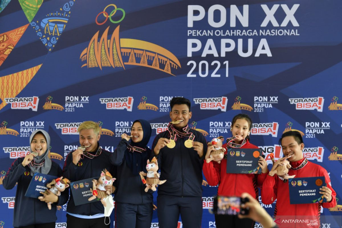Round-up: Jawa Barat masih puncaki daftar perolehan medali PON XX Papua
