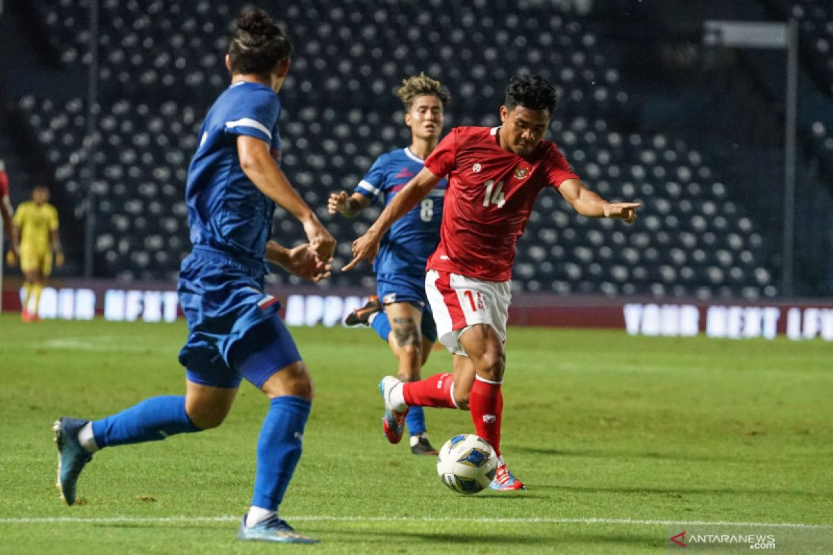 Egy bawa Indonesia ungguli Taiwan 1-0 di babak pertama