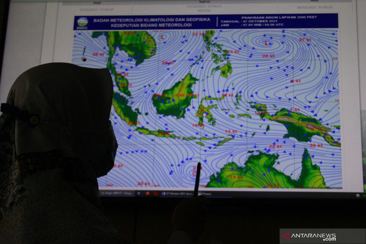 BMKG peringatkan potensi hujan lebat di beberapa daerah