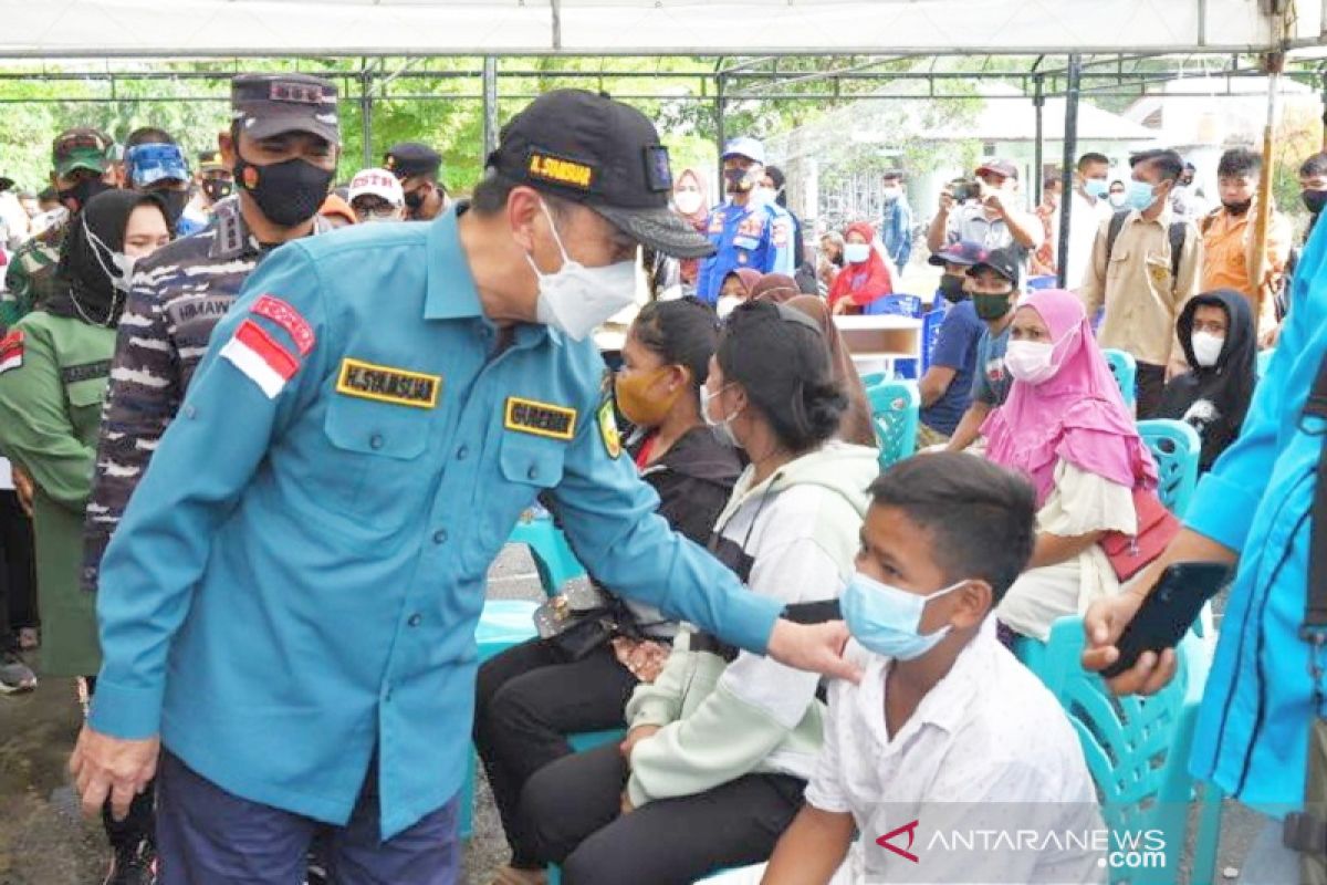 TNI AL dan Pemprov Riau lakukan Serbuan Vaksin di pulau terluar