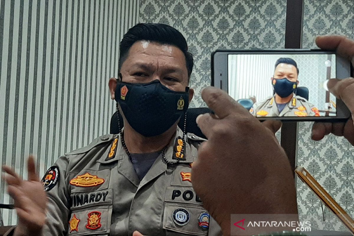 Polisi menemukan selongsong peluru di Pospol Aceh usai ditembak OTK