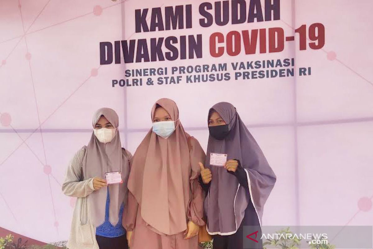 Capaian vaksinasi COVID-19 Palangka Raya tertinggi di Kalimantan