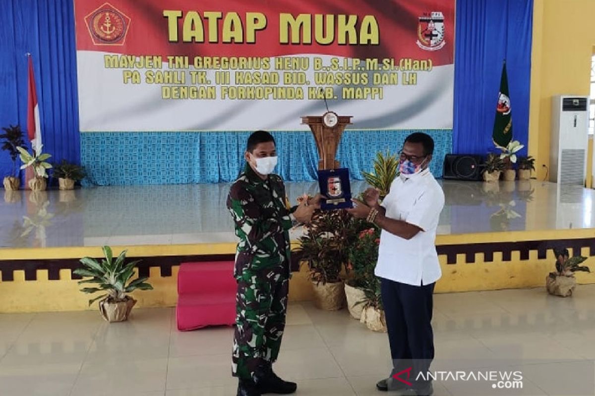 Pa Sahli Kasad lakukan wasev TMMD di Kabupaten Mappi Papua