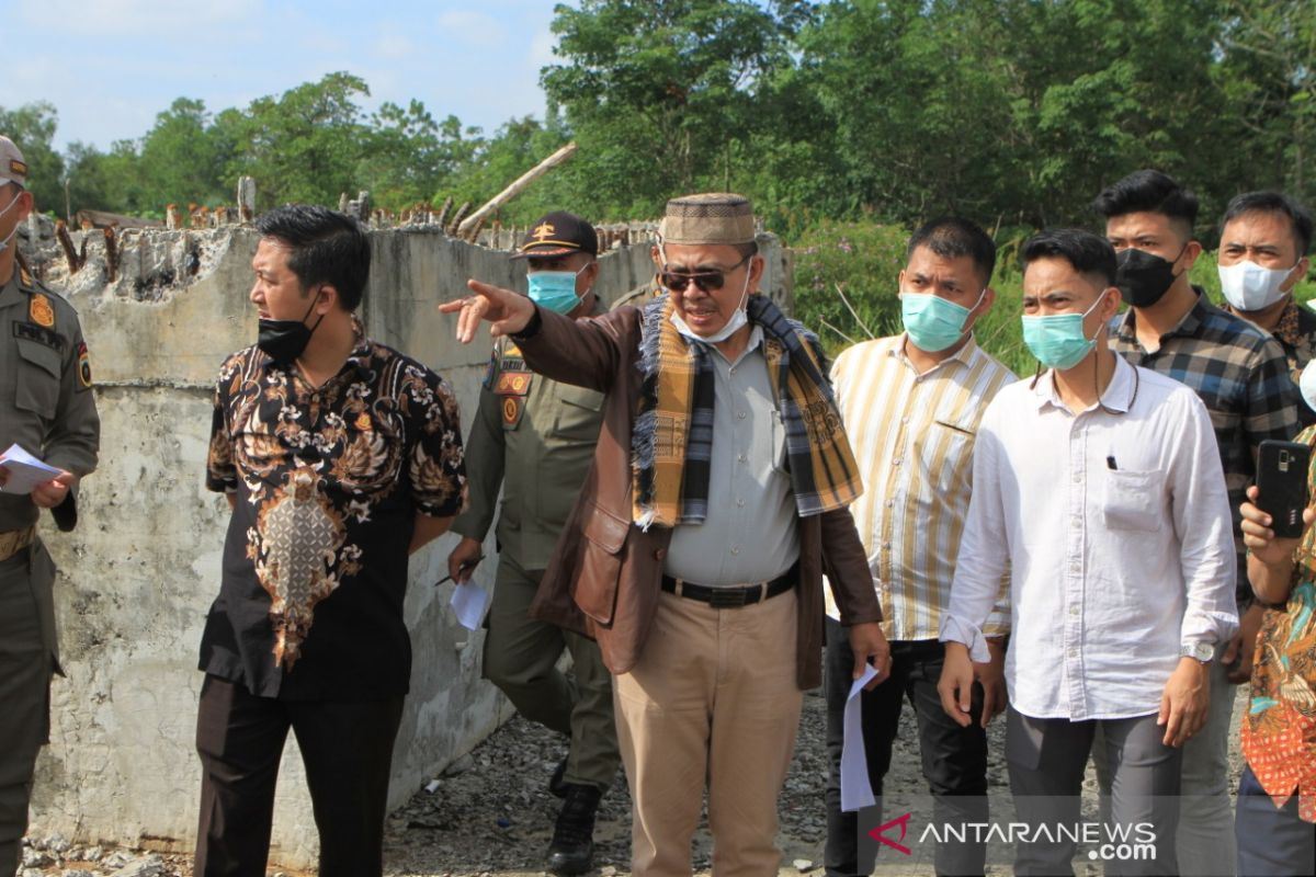 Majelis hakim gelar pemeriksaan fisik ke lokasi Masjid Raya Sriwijaya