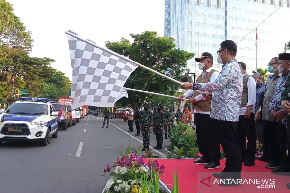 Kepala BNPB luncurkan mobil masker di Makassar Sulsel