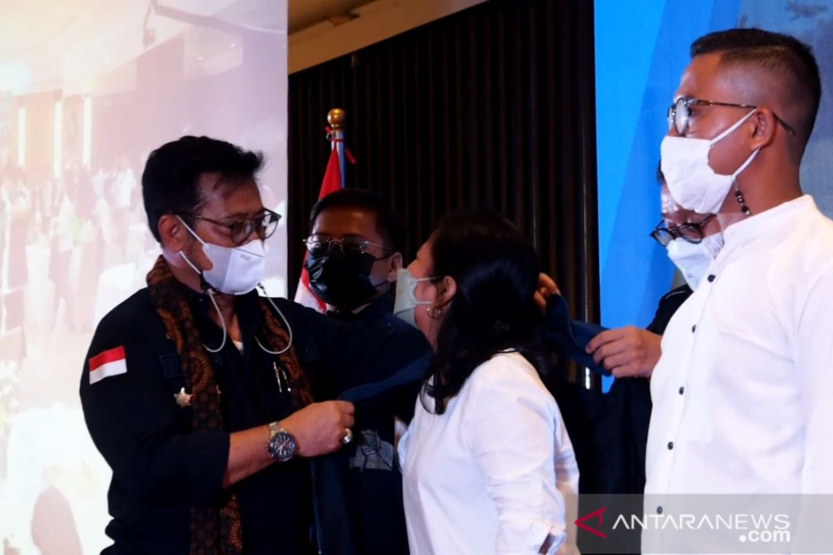 Menteri Pertanian kukuhkan 10 ribu pemuda tani