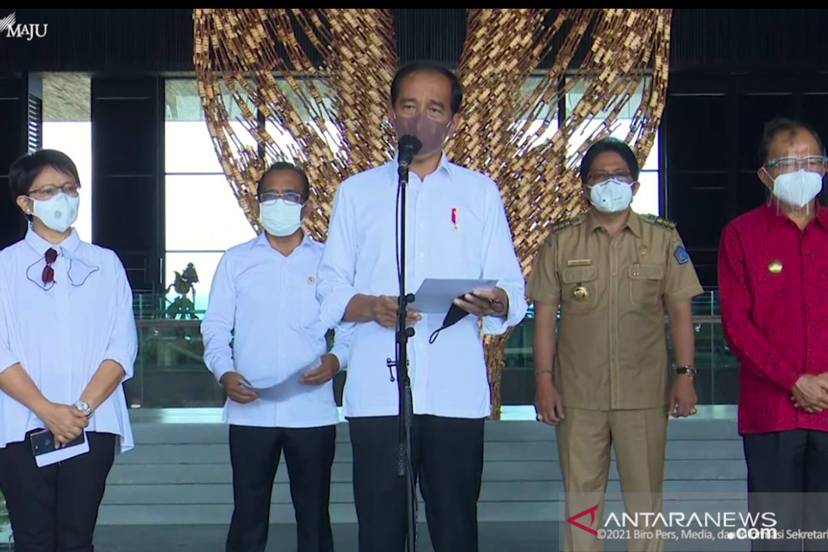 Jokowi: KTT G20 jadi "showcase" kemampuan Indonesia tangani pandemi