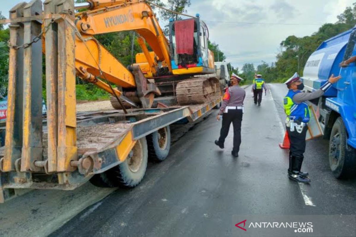 Truk ODOL bakal ditindak tegas bila melintasi jalan Kuala Kurun-Palangka Raya