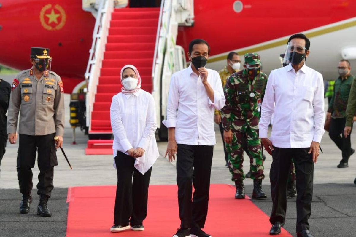 Presiden dan Ibu Negara bertolak ke Yogyakarta usai berkunjung ke Bali