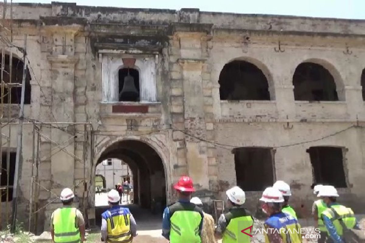 Tim Kementerian PUPR cek pelaksanaan restorasi Benteng Pendem Ngawi