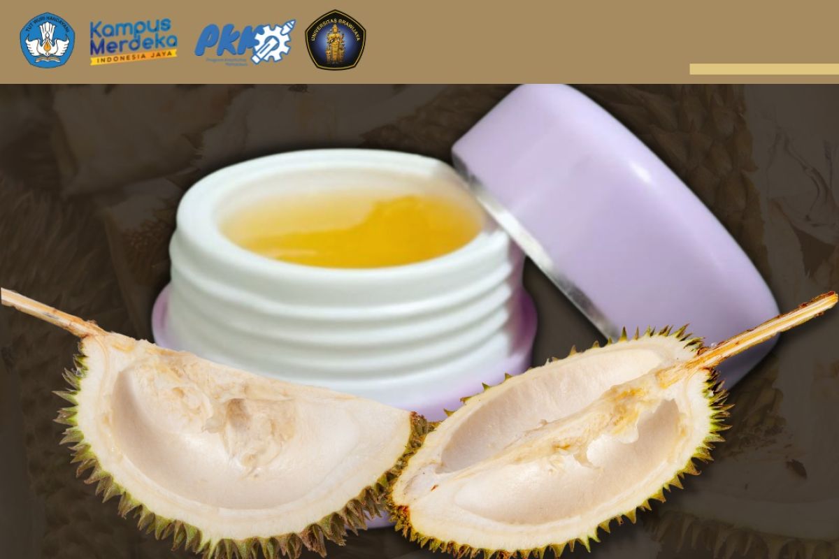 Kulit durian bisa diolah jadi krim antijerawat