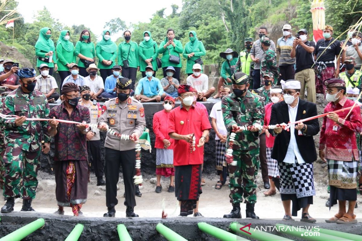 Kodam Udayana bangun Pompa Hydrant di Tabanan untuk atasi kekeringan