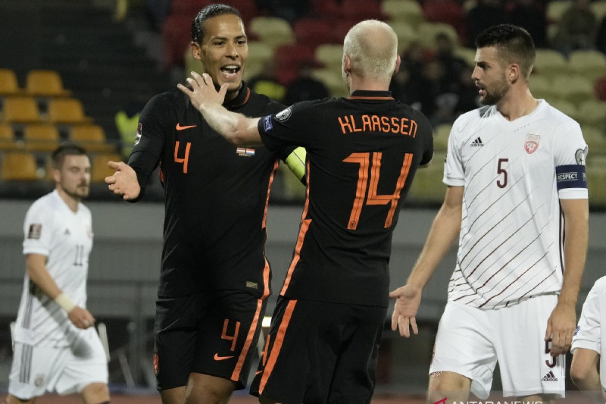 Kualifikasi Piala Dunia-Belanda menang tipis 1-0 atas Latvia