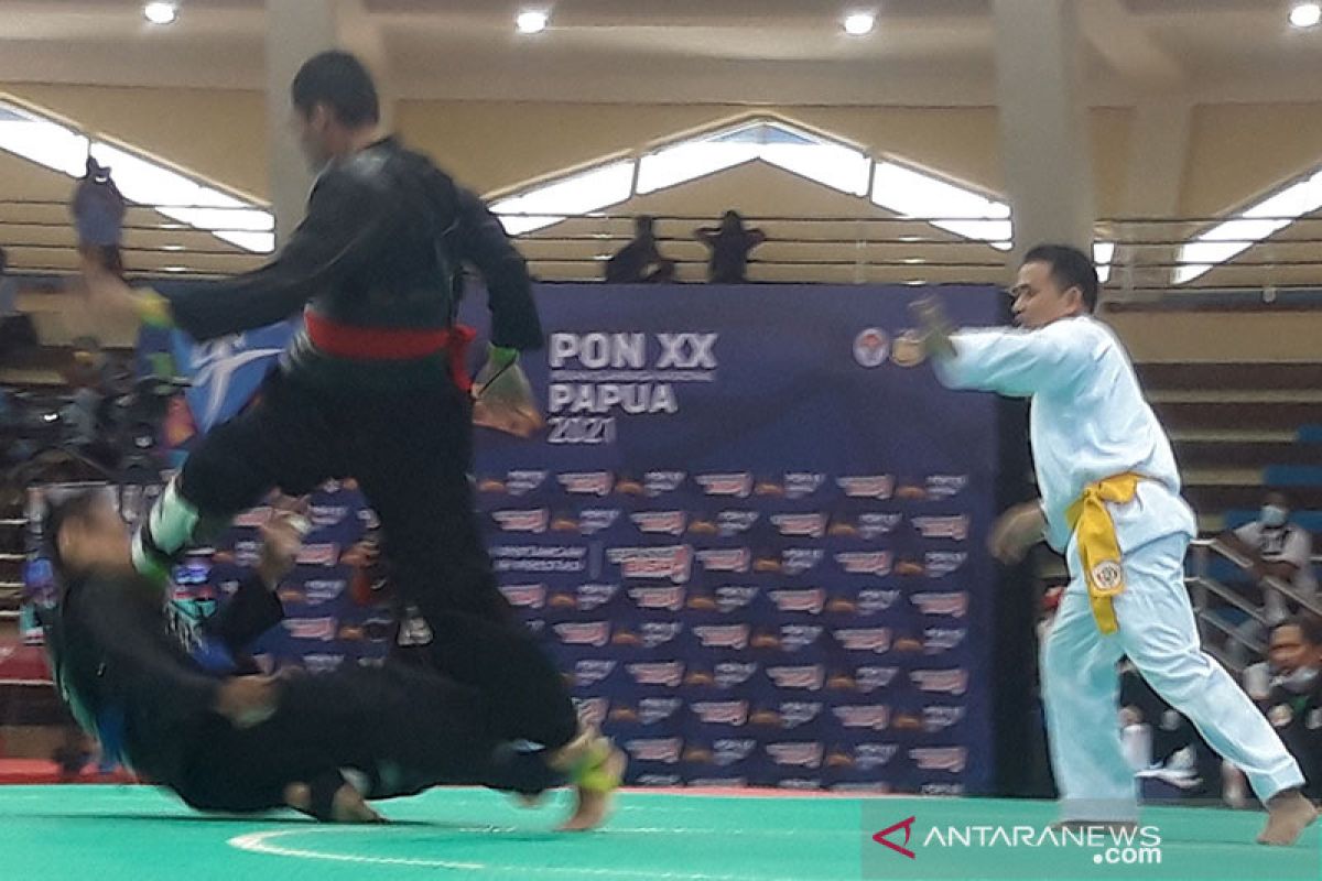 Juara Asian Games tumbang di tangan pesilat Kalimantan Timur