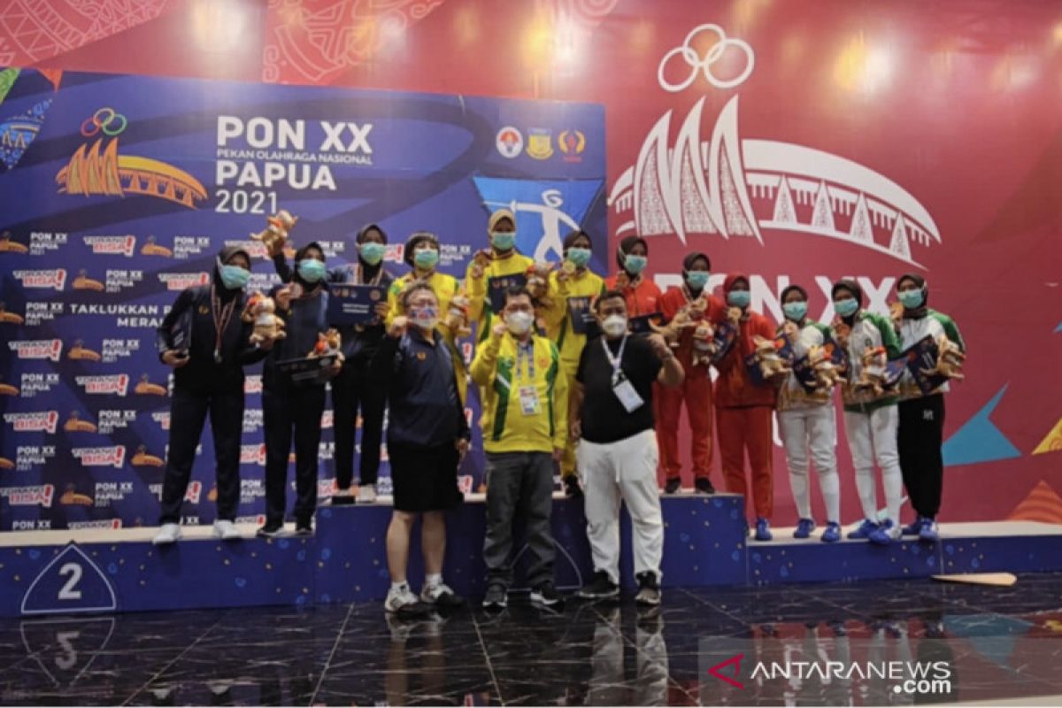 PON Papua - Kaltim menangi emas kedua anggar dari sabel beregu putri PON XX