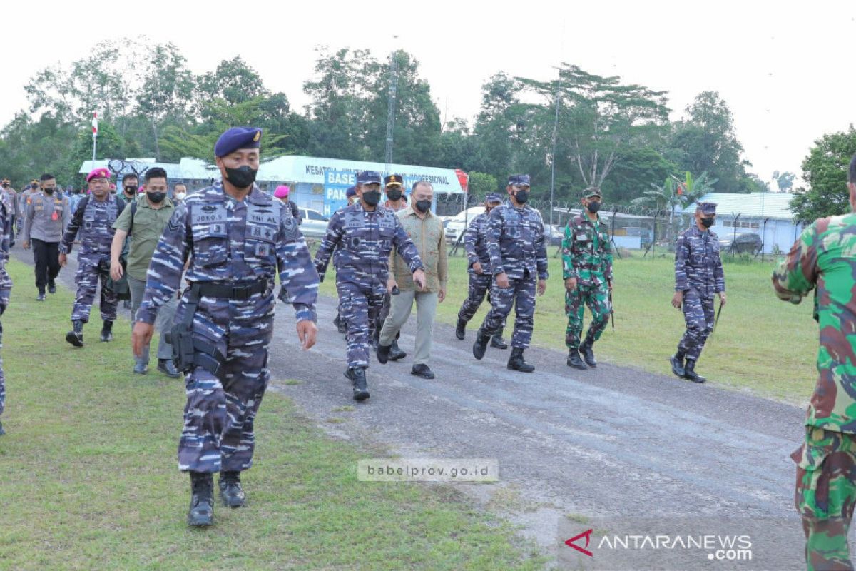 Kasal kaji peningkatan kelas Pos AL Belitung jadi Lanal