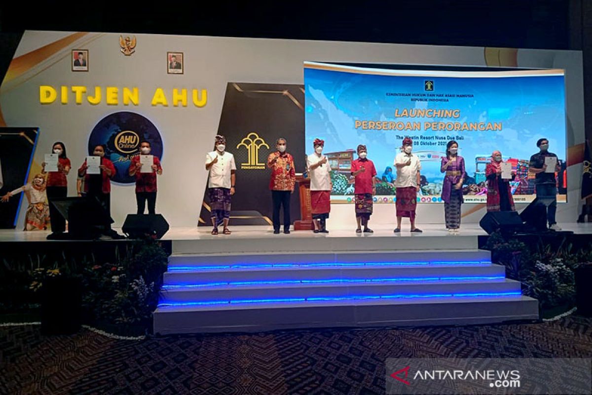 Kemenkumham resmikan Perseroan Perseorangan bagi pelaku UMK