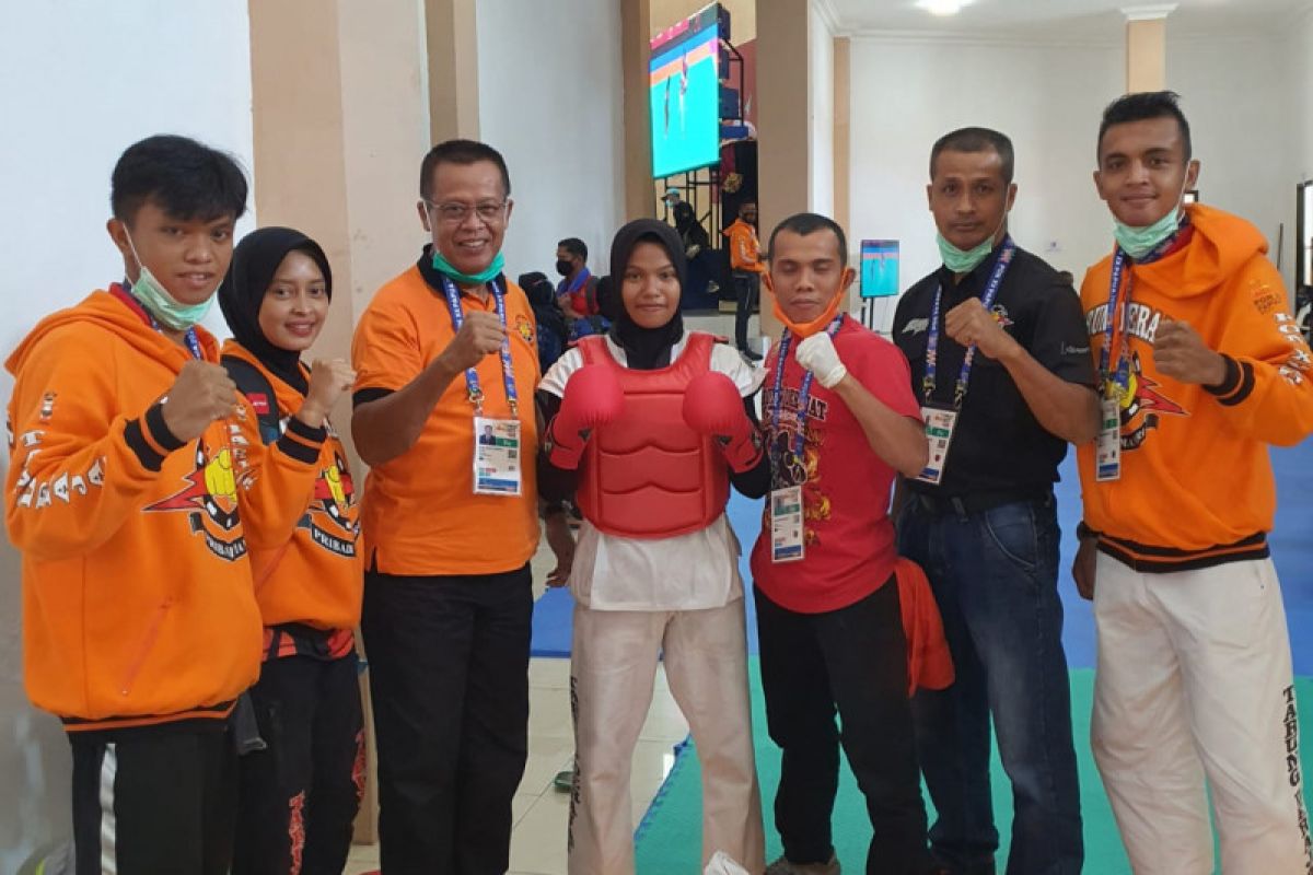 Atlet tarung derajat Sumbar Vebi lolos ke semifinal