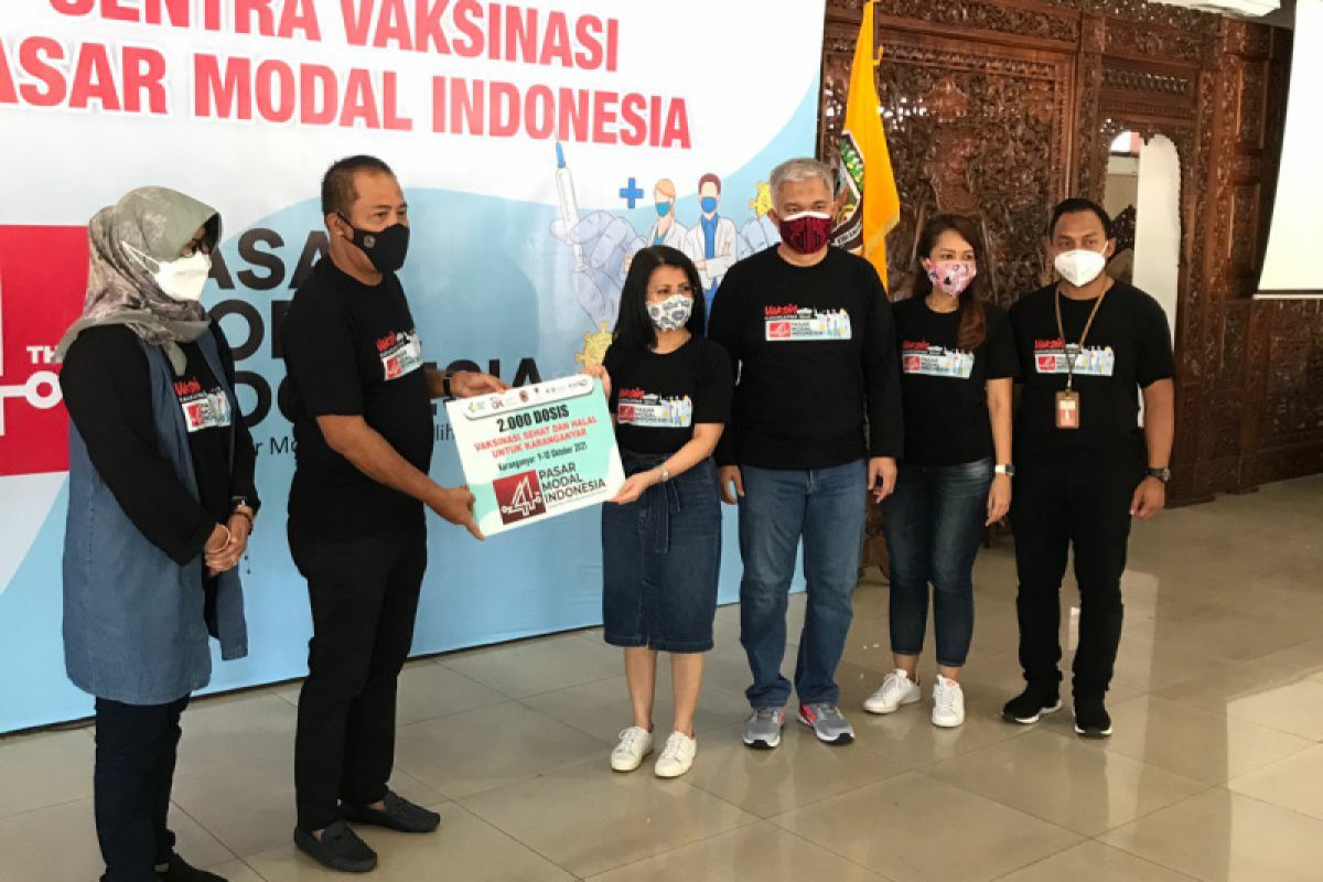 Pasar Modal Indonesia dorong vaksinasi COVID-19 ke  masyarakat