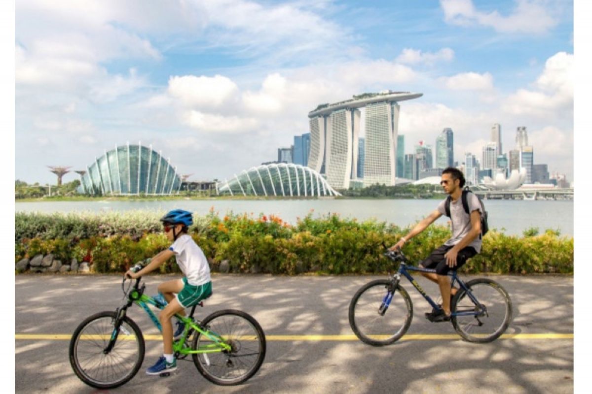 Ini rute di Singapura, liburan sambil gowes