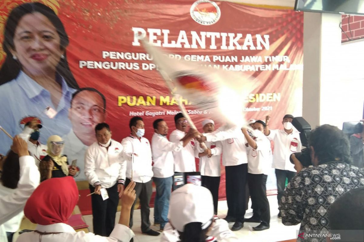 Para pendukung, deklarasikan Gema Puan di Malang