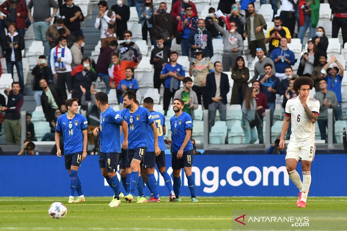 Taklukan Belgia 2-1, Italia jadi juara tiga UEFA Nations League