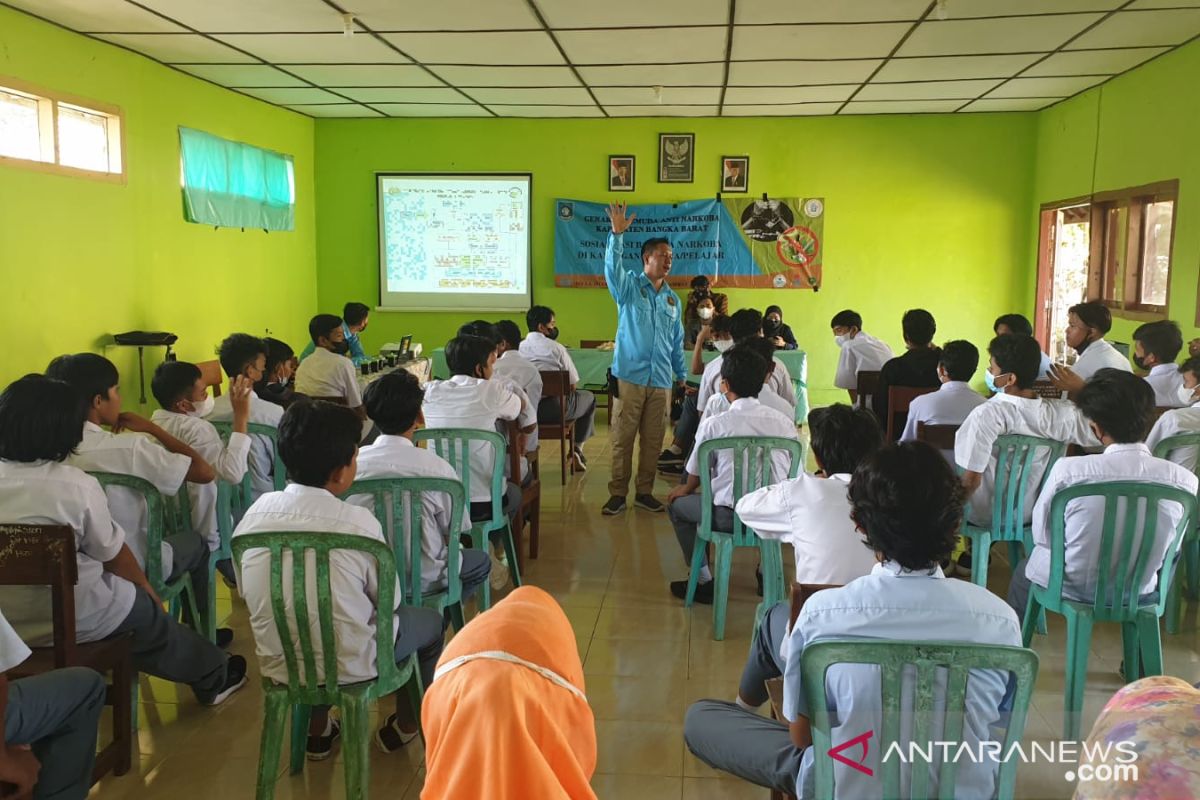 Bakesbangpol Bangka Barat penyuluhan cegah narkoba di kalangan remaja