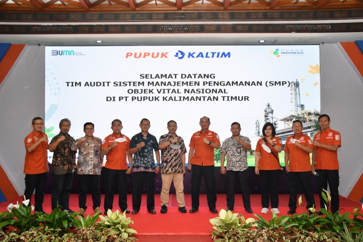 Pupuk Kaltim raih Gold untuk Sistem Manajemen Pengamanan Obvitnas