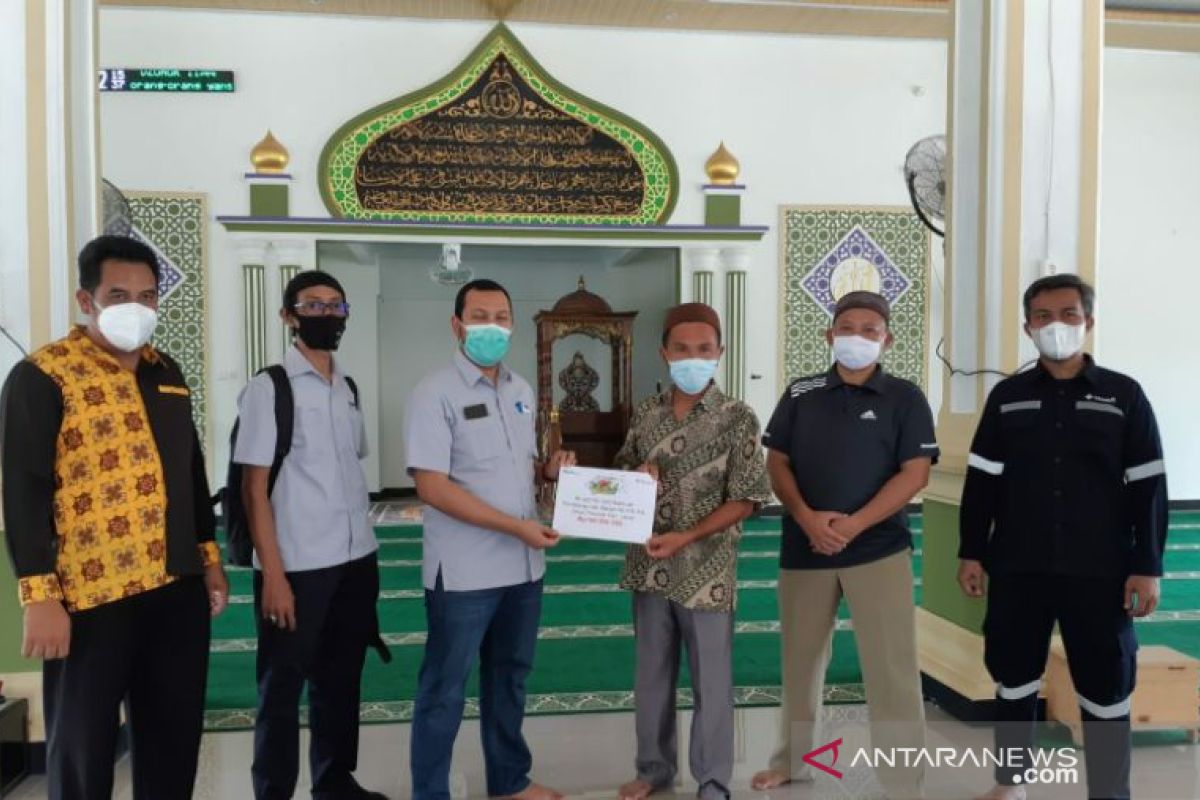 PT Timah bantu pembangunan Masjid Al Falaq Desa Penutuk