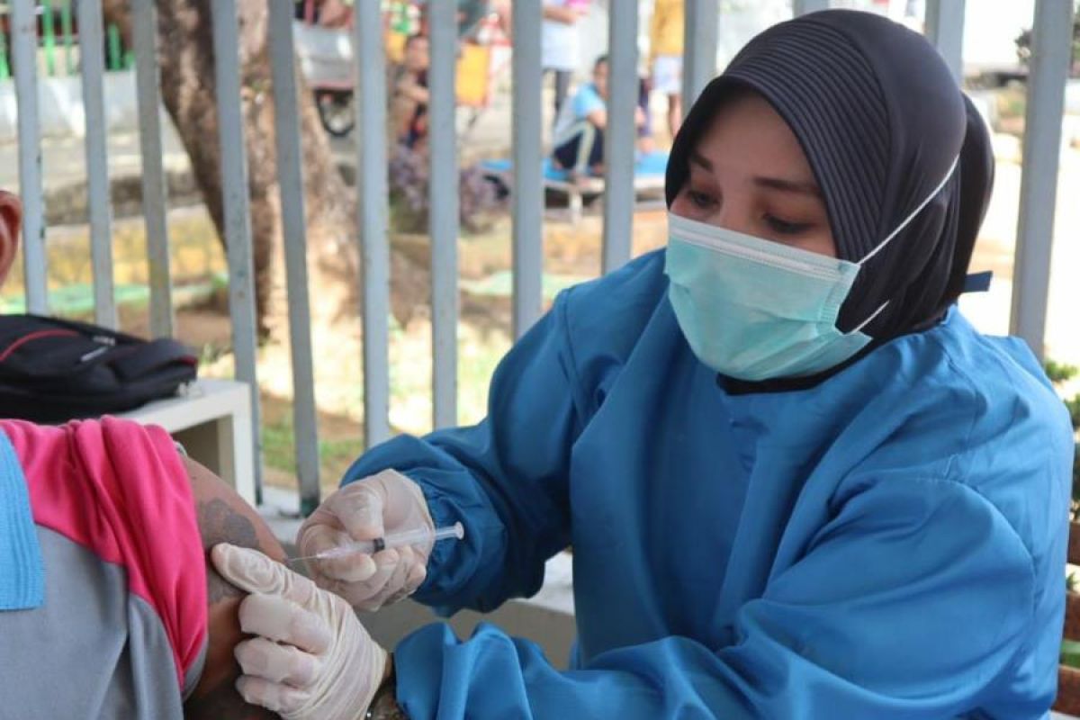 Vaksinasi COVID-19 di Lapas Anak Maros capai 98,96 persen