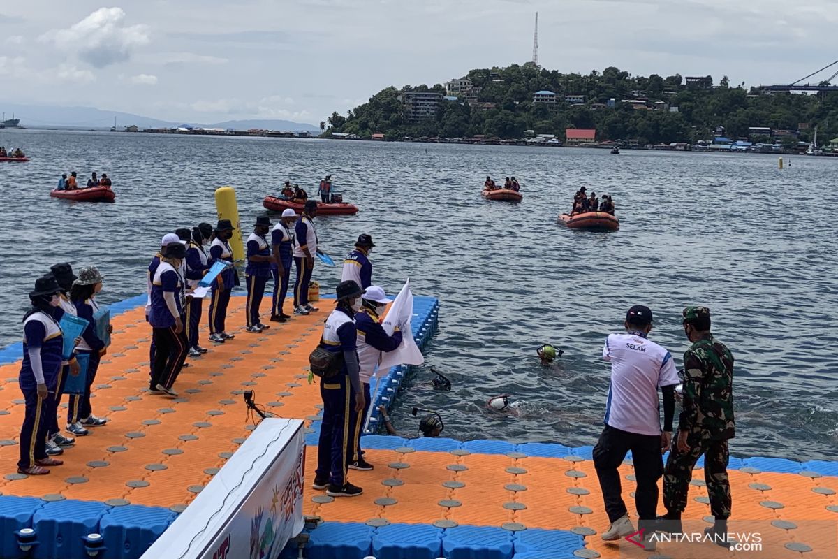 Cabang olahraga selam laut PON  XX Papua mulai bergulir