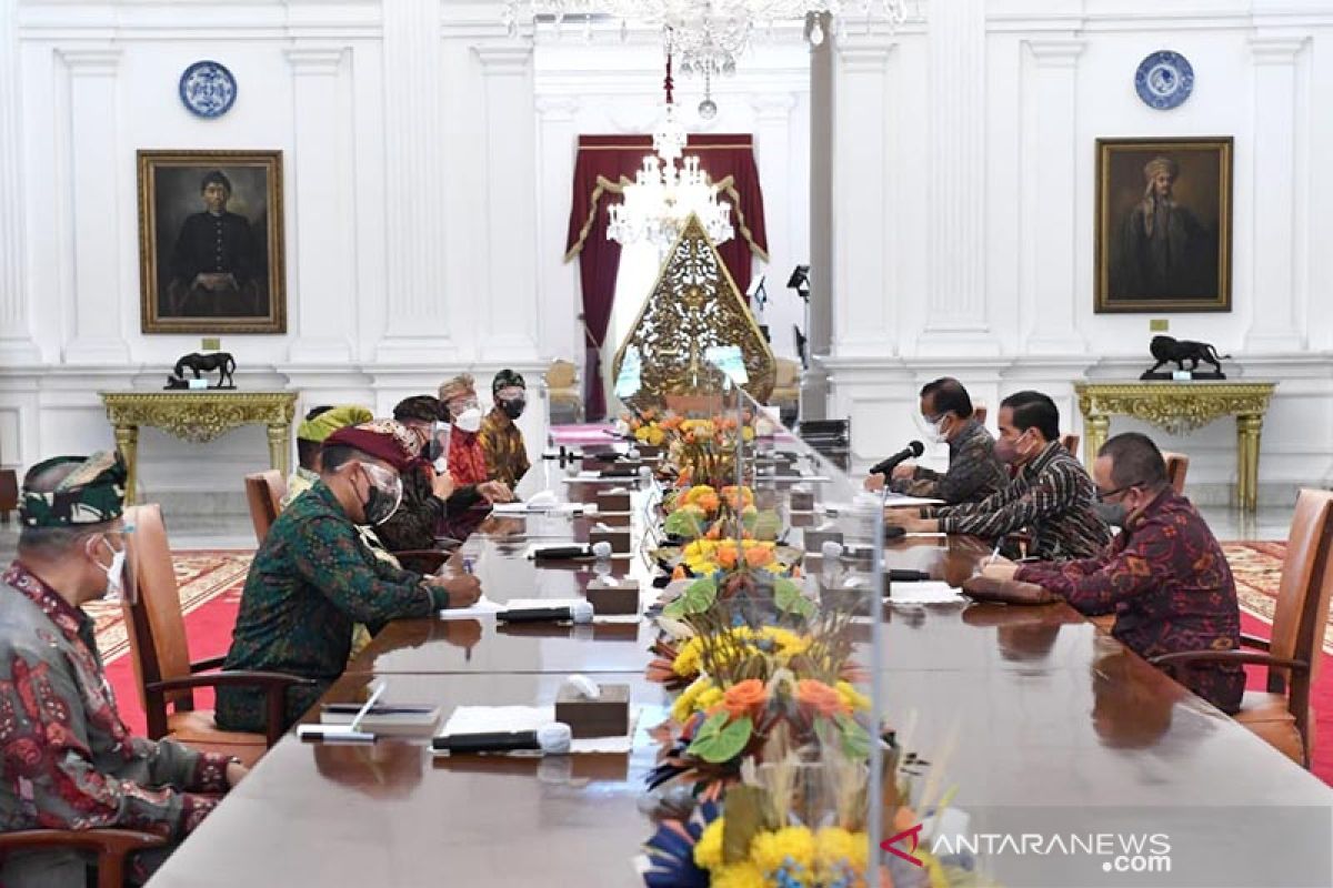 Presiden terima audiensi Panitia Mahasabha XII PHDI di Istana Negara