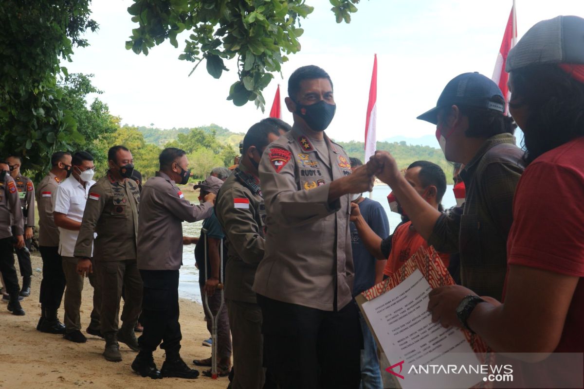 Kapolda Sulteng bersilaturahmi dengan mantan napiter Poso