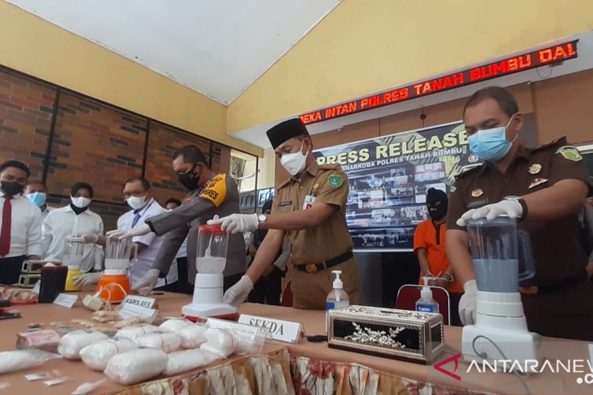 Polres Tanah Bumbu selamatkan ribuan jiwa dari peredaran Narkotika