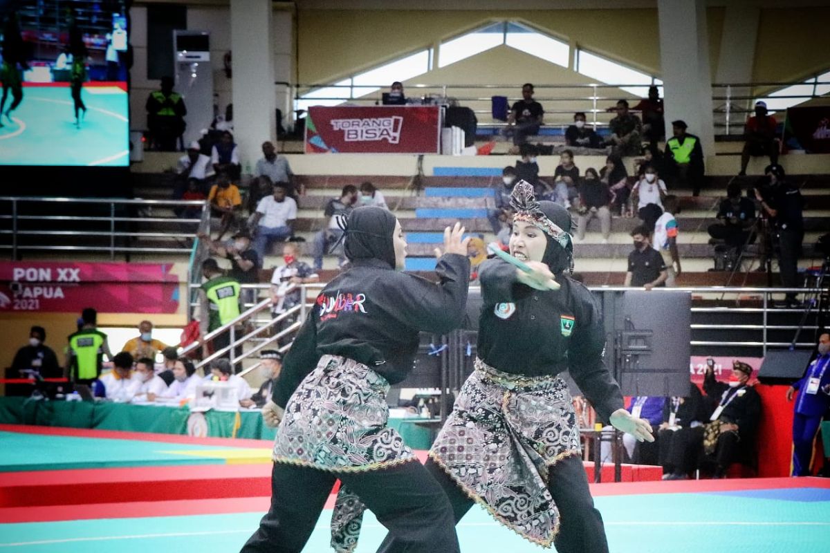 Pasangan pesilat Yolla/Ochi gagal sumbang medali untuk Sumbar