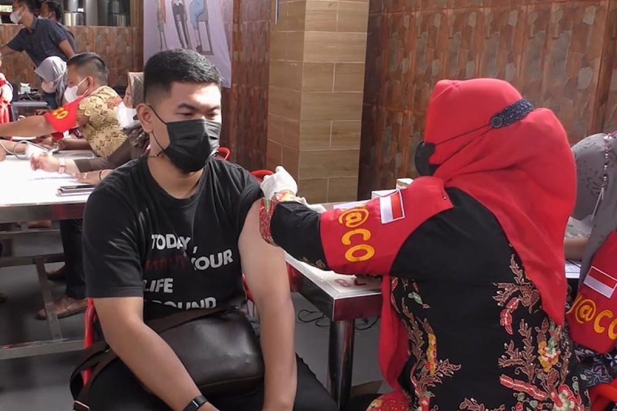 Polda Aceh buka gerai di warung kopi dukung percepatan vaksinasi
