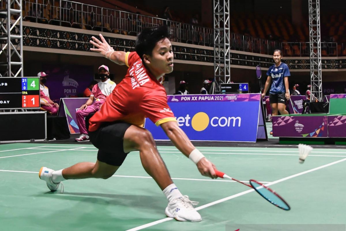 Jabar loloskan dua wakil ke semifinal bulu tangkis tunggal putra