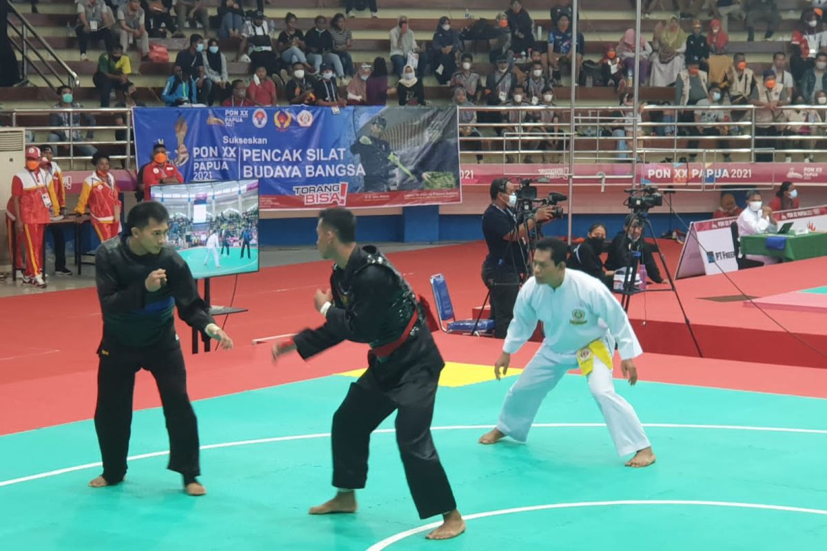 PON Papua - Iqbal Candra sumbang emas pertama silat  untuk Kaltim