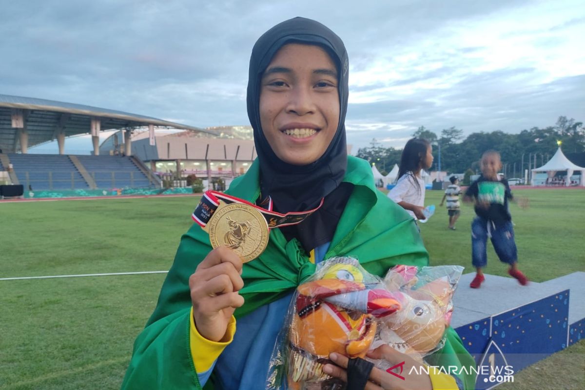 Atlet Banten Nida Nurul Hasanah raih emas sapta lomba PON Papua