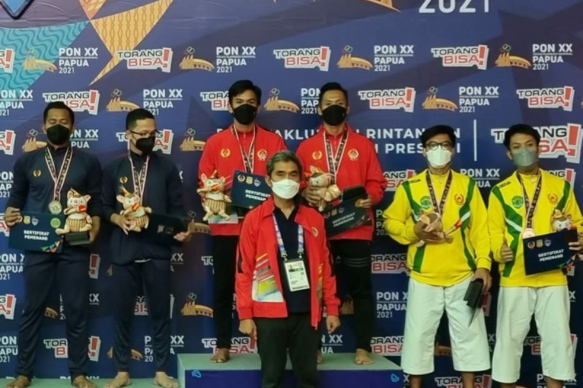 Emas kempo embu berpasangan putra jadi milik Sulawesi Selatan