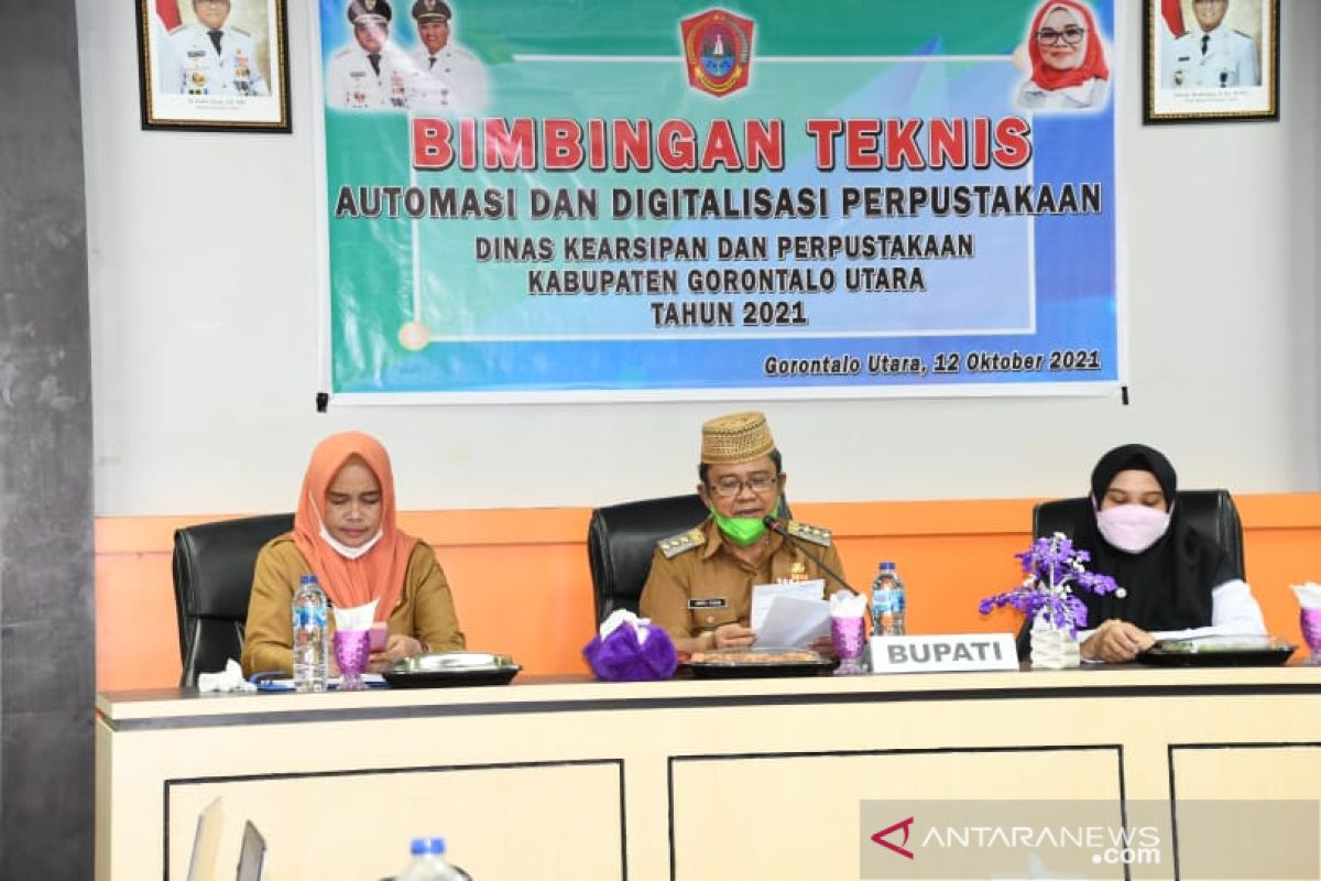 Bupati Gorontalo Utara dorong peran perpustakaan untuk tingkatkan minat baca