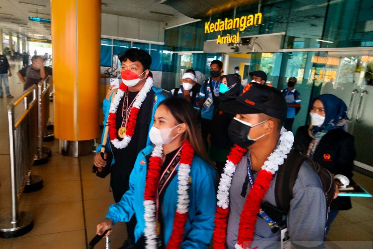 Atlet Kontingen PON Jambi pulang dan langsung jalani isolasi