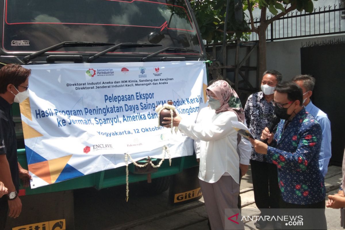 Kemenperin lepas ekspor produk kerajinan dari empat IKM Yogyakarta
