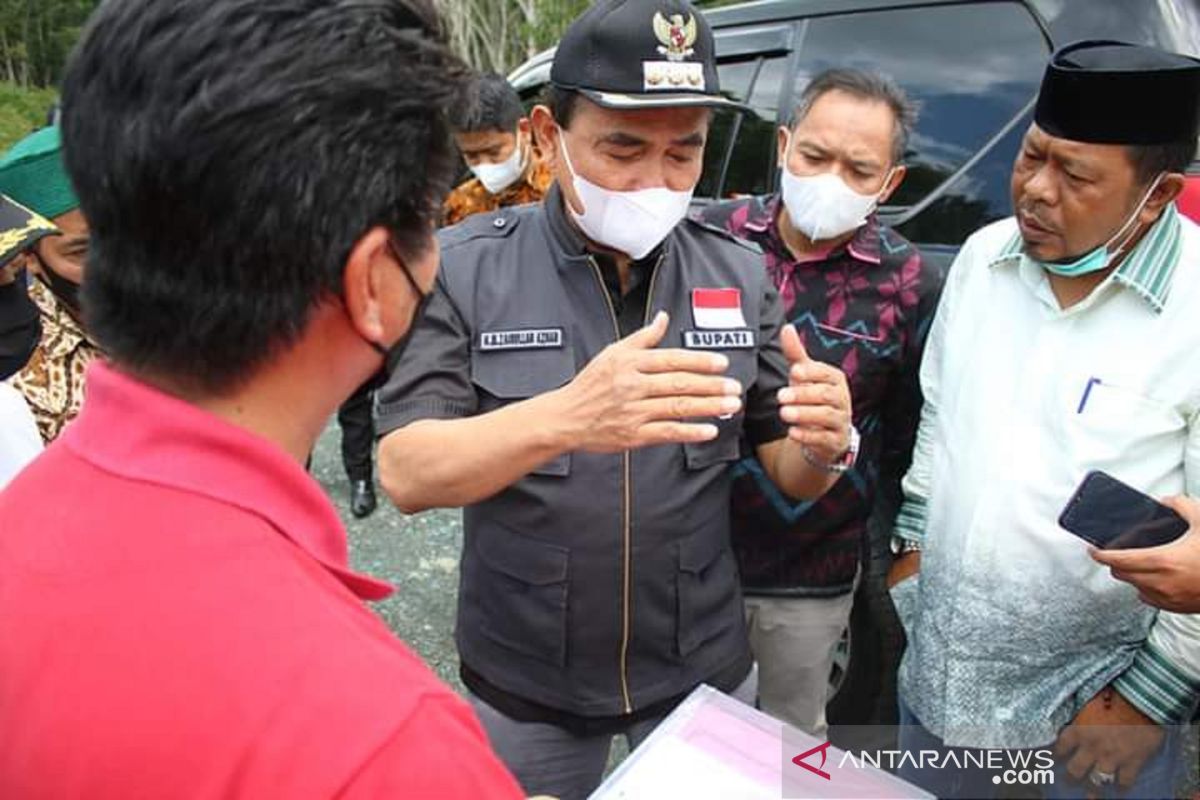 Zairullah tinjau lokasi pembangunan kantor kecamatan pemekaran