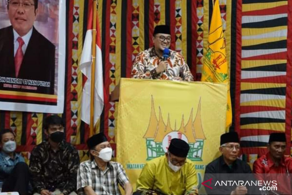 Dikatakan Wabup Tanah Datar saat silaturahmi dengan ikatan perantau daerahnya di Palembang